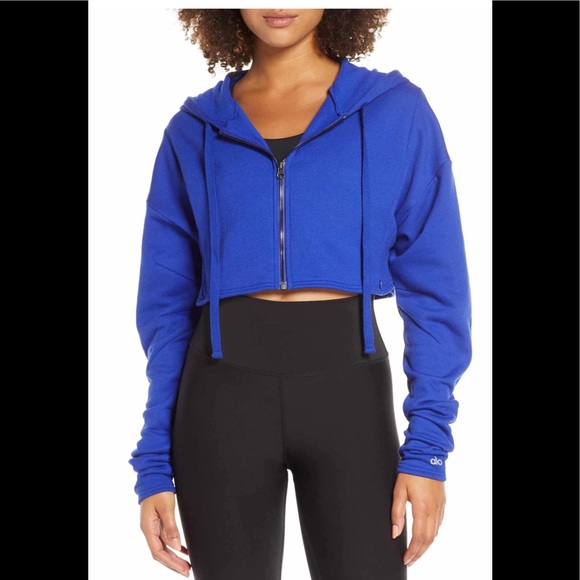 ALO YOGA EXTREME CROP HOODIE - Picture 2 of 13